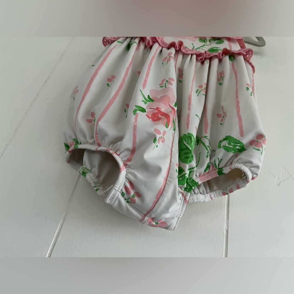 The Beaufort Bonnet Company St. Bart's Bubble swimsuit in Ridgewood Rows 6-12 mo - Picture 2 of 10